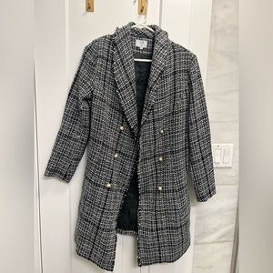 Black and while coat!